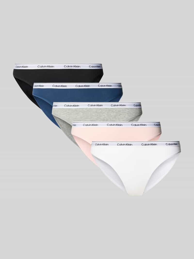 Calvin Klein Bikinibroekje 5 PACK BIKINI (LOW-RISE) (5 stuks, Set van 5)