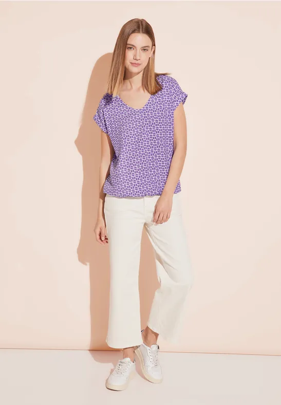 Street One Blouse met V-hals