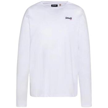 Schott T-Shirt Lange Mouw  -