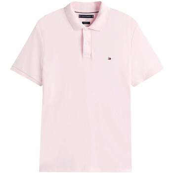 Tommy Hilfiger Polo Shirt Korte Mouw  Liquid Cotton Regular Fit Polo Shirt Pink Lily