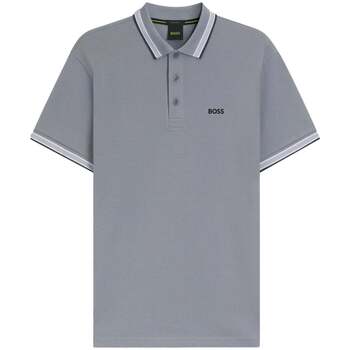 Boss Polo Shirt Korte Mouw  Paddy Piqué Polo Shirt Grey
