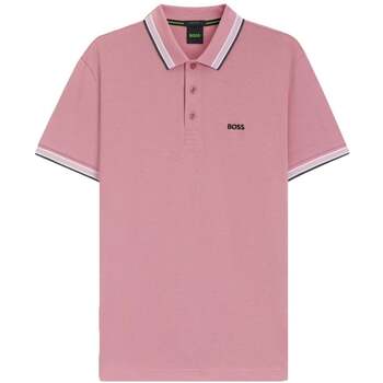 Boss Polo Shirt Korte Mouw  Paddy Piqué Polo Shirt Light Pink