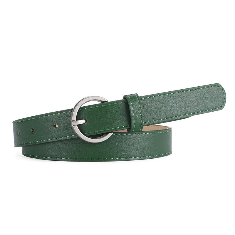 Cozy Up Accessories Dames Riem met Gesp, Jurk, Avondjurk, Jeans, Decoratieve PU Riem 1.7*2.3cm groen