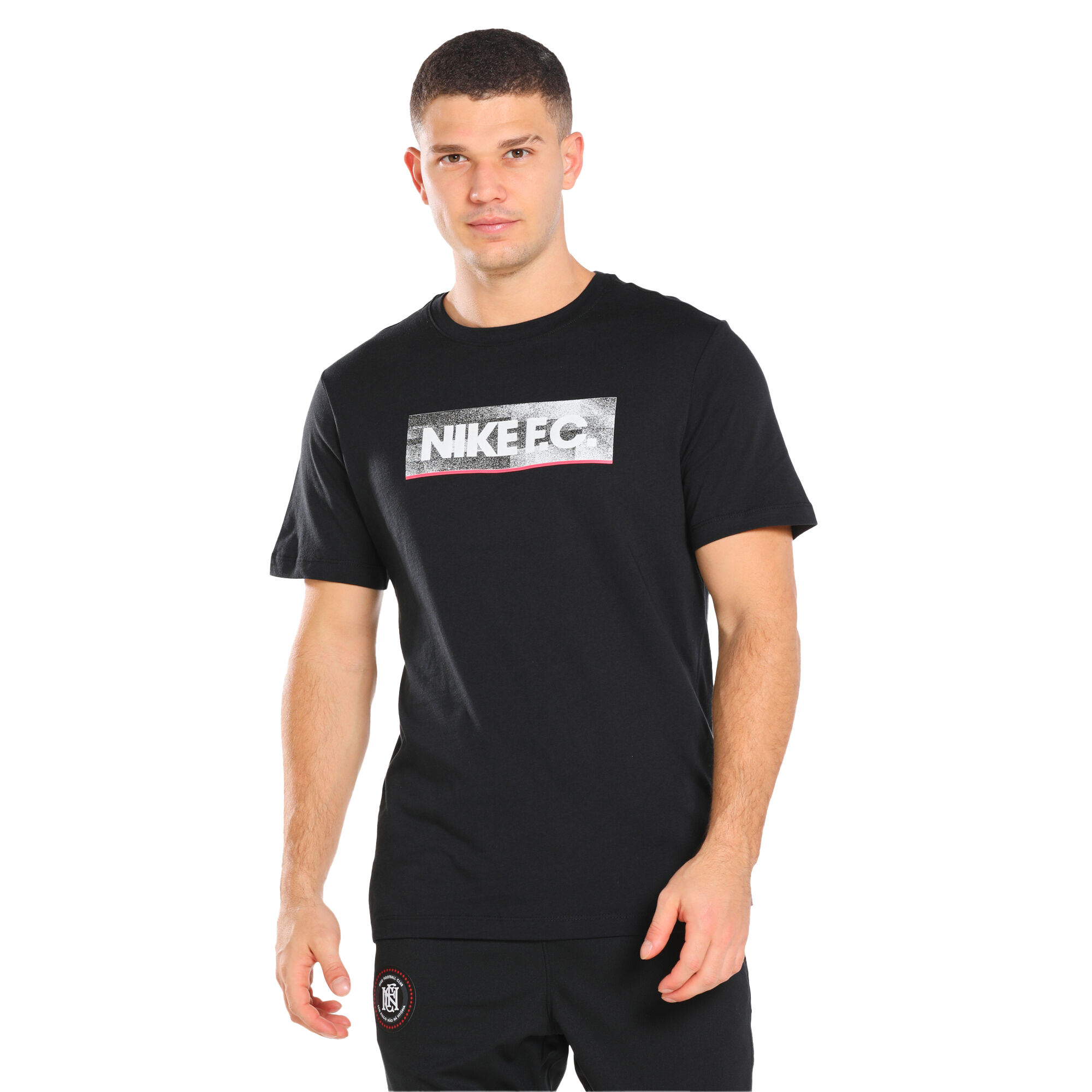 Nike Heren fc blok katoen t-shirt