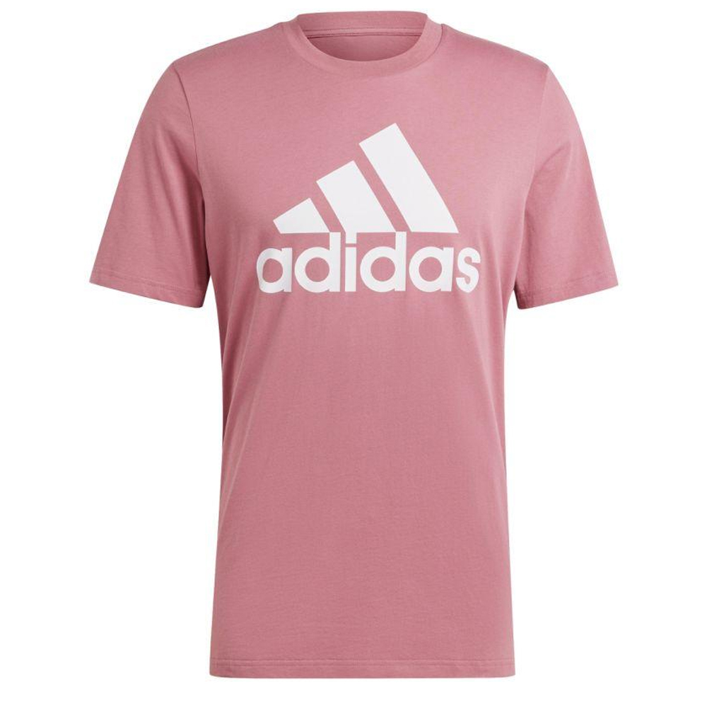 Adidas Heren essentials groot logo single jersey t-shirt