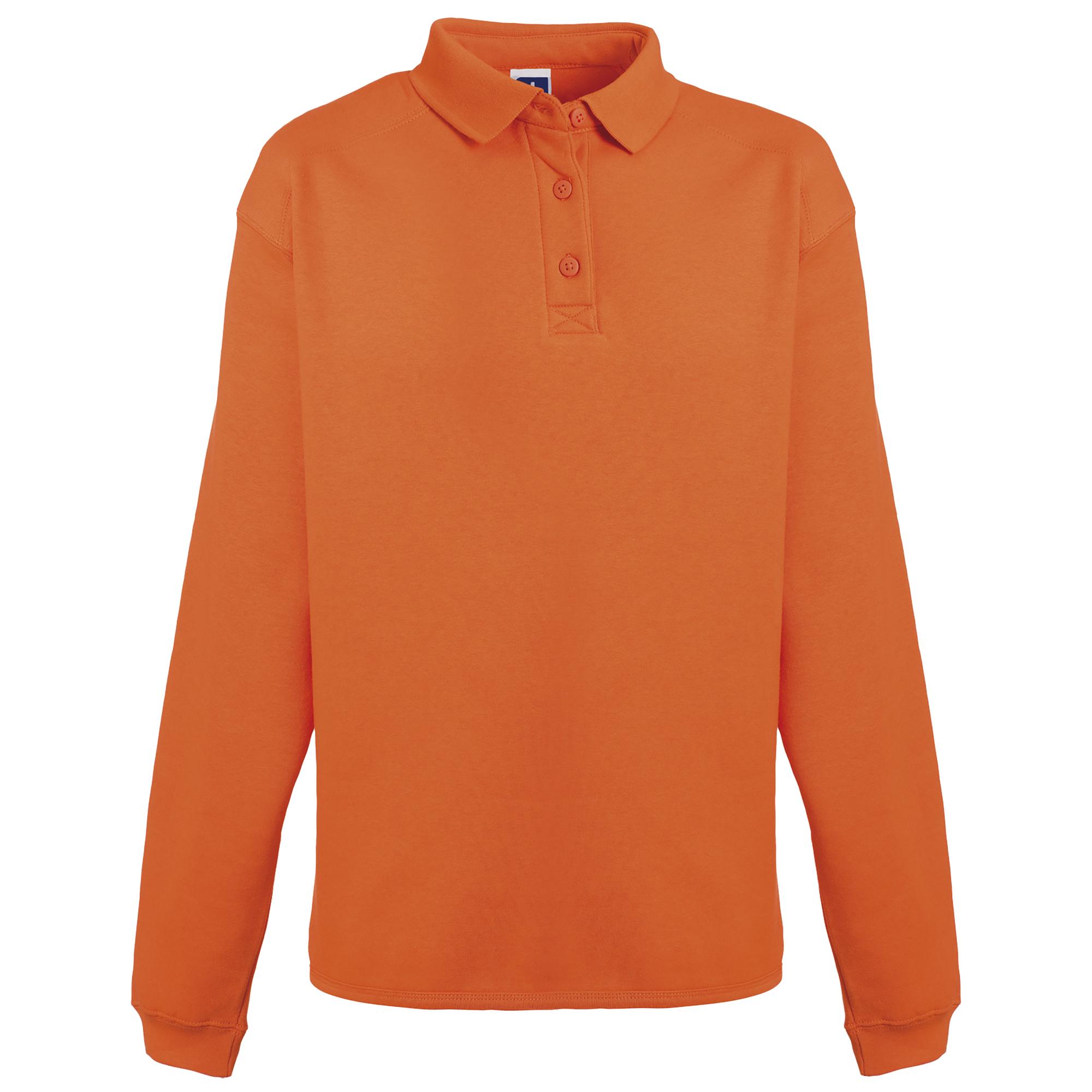 Russell Europe Heren sweatshirt met zware kraag 4XL oranje