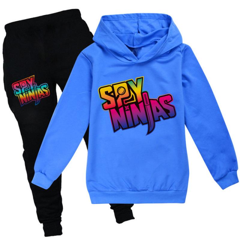 Xuhaijian02 SPY NINJA Hoodie Baby Jongens Meisje Sweatshirt Kinderkleding Trainingspak Harajuku Streetwear Game Kinderkleding Sets 140