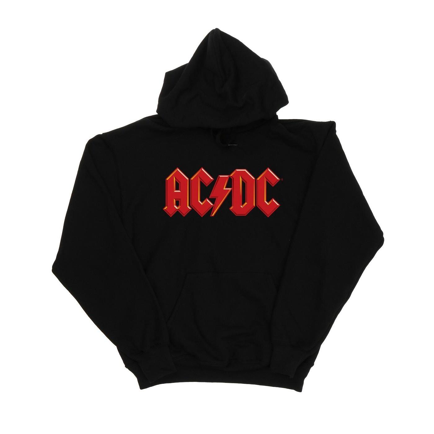 Pertemba FR - Apparel ACDC jongens rode logo hoodie 7-8 Years zwart