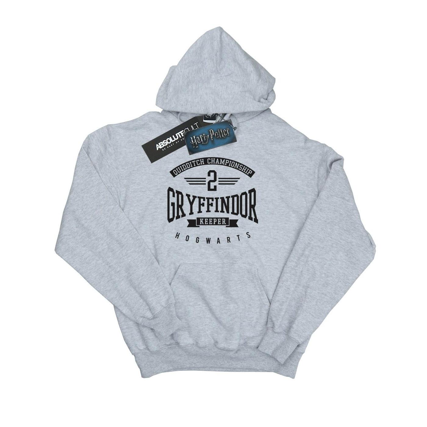 Harry Potter jongens Gryffindor Keeper katoenen hoodie 9-11 Years grijs