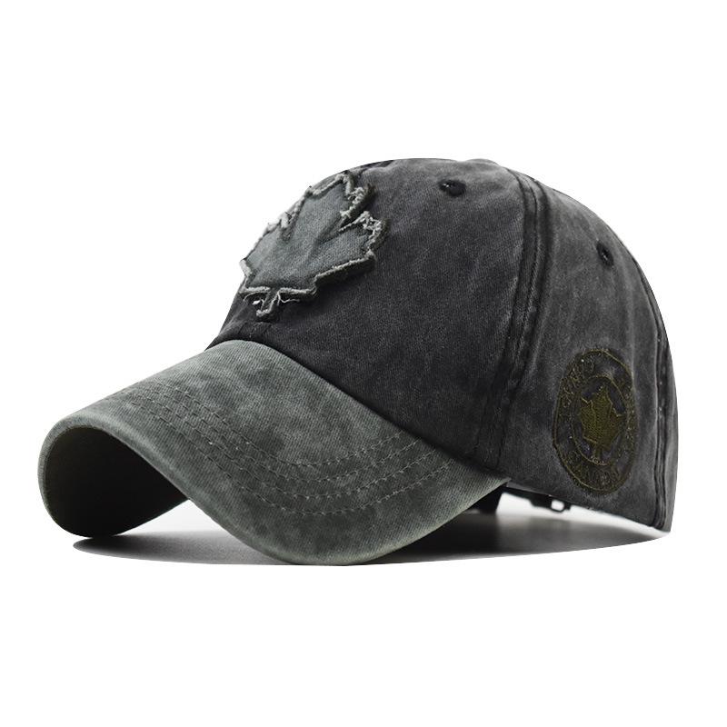 Northwood [] CANADA Maple Leaf Baseball Caps voor Mannen Vrouwen Snapbacks Hoed Zon Dad Hoeden Mannen Trucker Caps 54-60 cm zwart