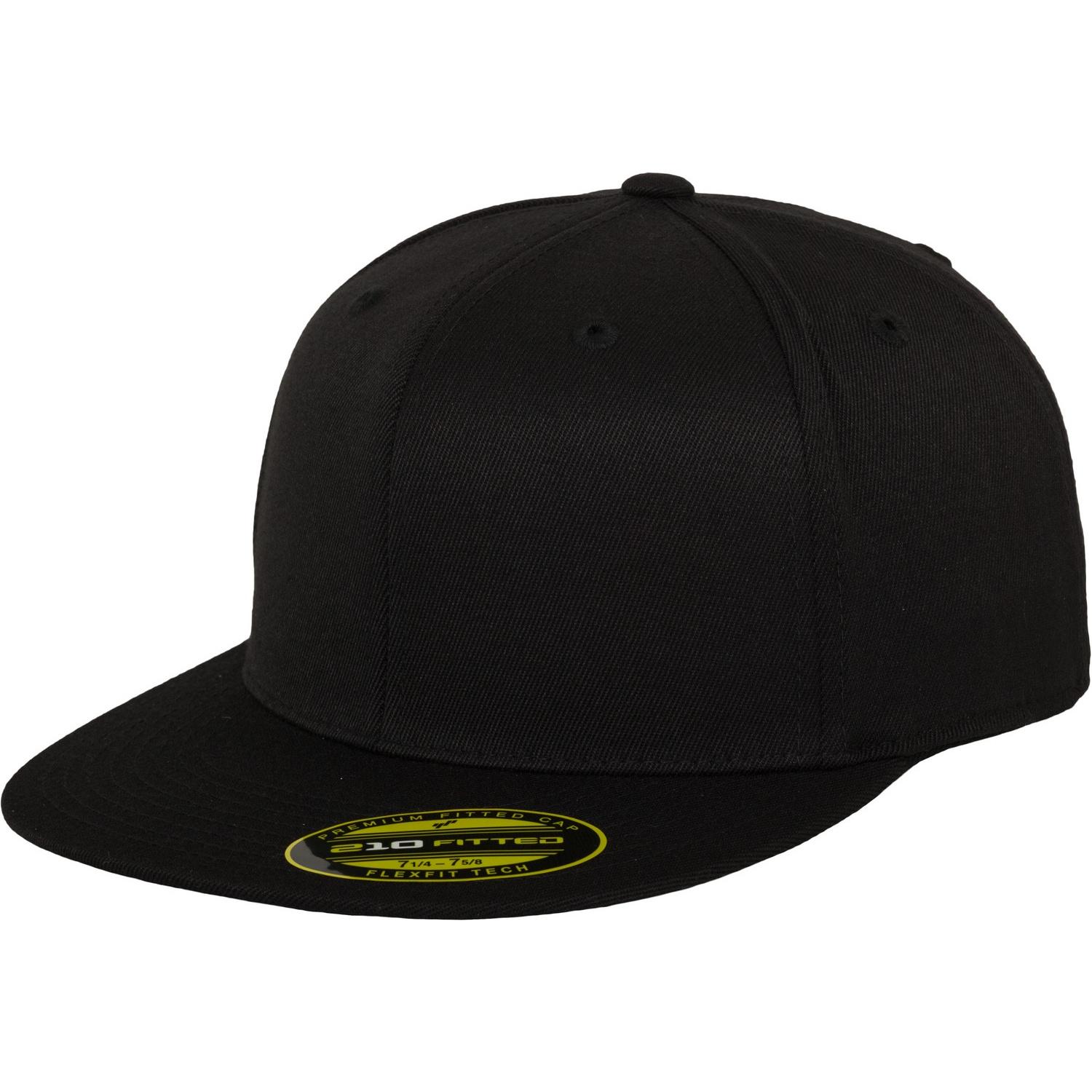 Yupoong Flexfit unisex premium 210 passende platte kleppet (pak van 2) LXL