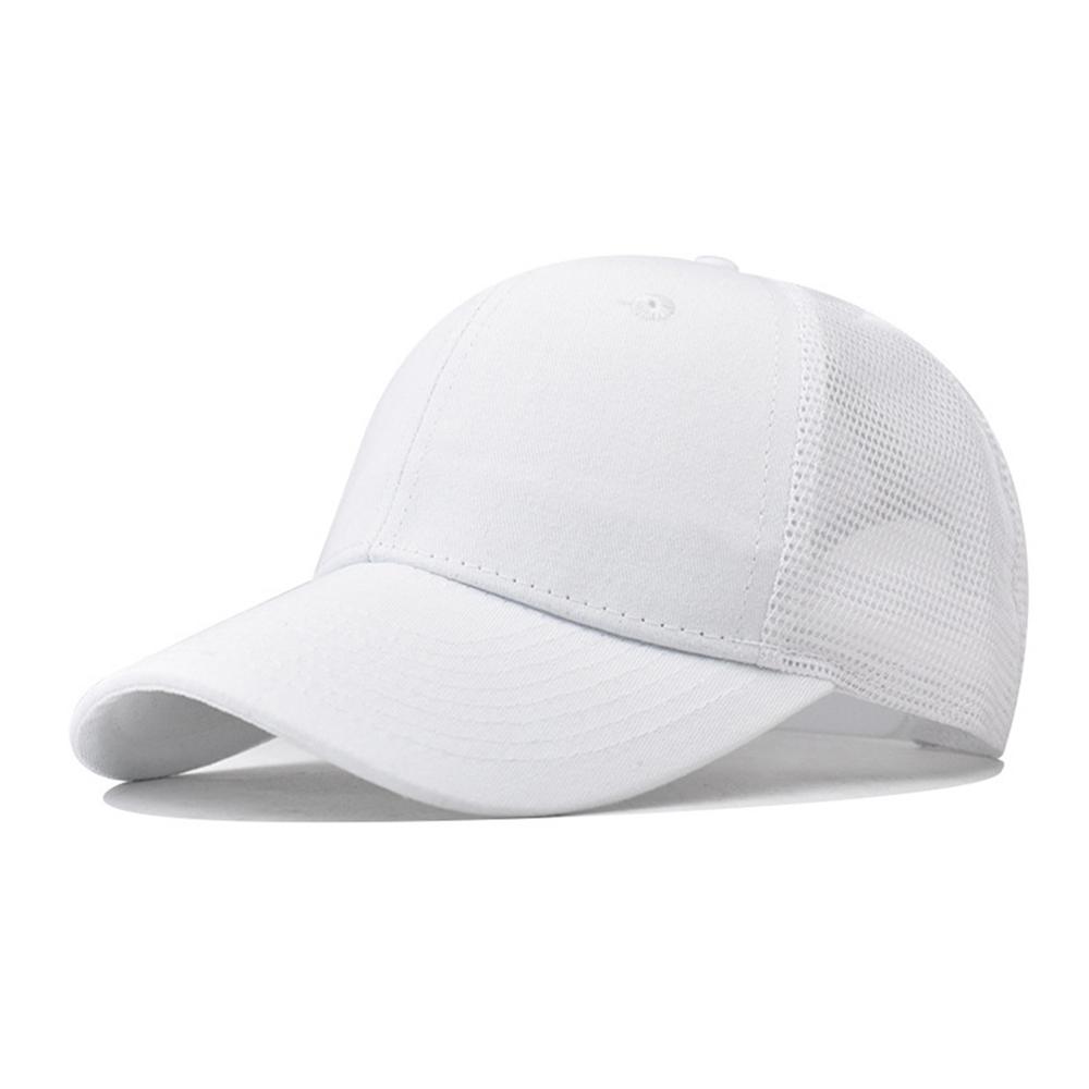 Sunnyway Hip Hop Baseball Cap Mannen Vrouwen Netto Cap Ondiepe Gebogen Dakrand Hoed Unisex Zomerhoed Ademende Hoed Shadecap Voorzien Cap