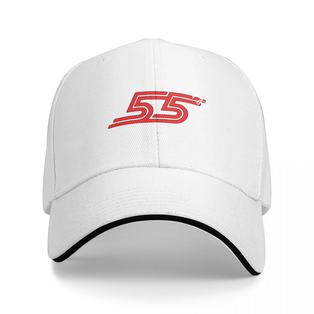 Kiki Cap Unisex Baseball Petten Carlos Sainz Jr F1 Signature Graphic - Donkere Zomer Sport Baseball Petten Hip Hop Pet Polychromatische Petten As shown