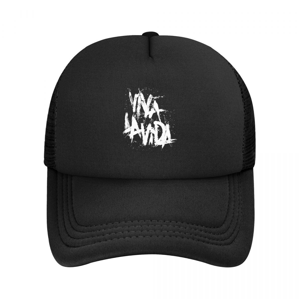 91140106MA0LTHB19W Coldplay Viva La Vida Stretchy Trucker Hat Mesh Baseball Cap Verstelbare Snapback Sluiting Hoeden voor Unisex Vrouwen Comfortabel Adjustable