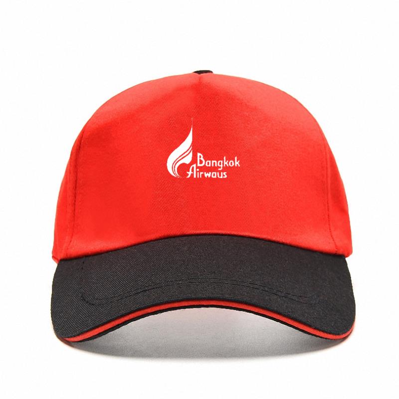 Moto Cap nieuwe pet hoed Bangkok Airways Wit Logo Thai Thailand Aviation Airline Rode Katoenen Baseball Cap