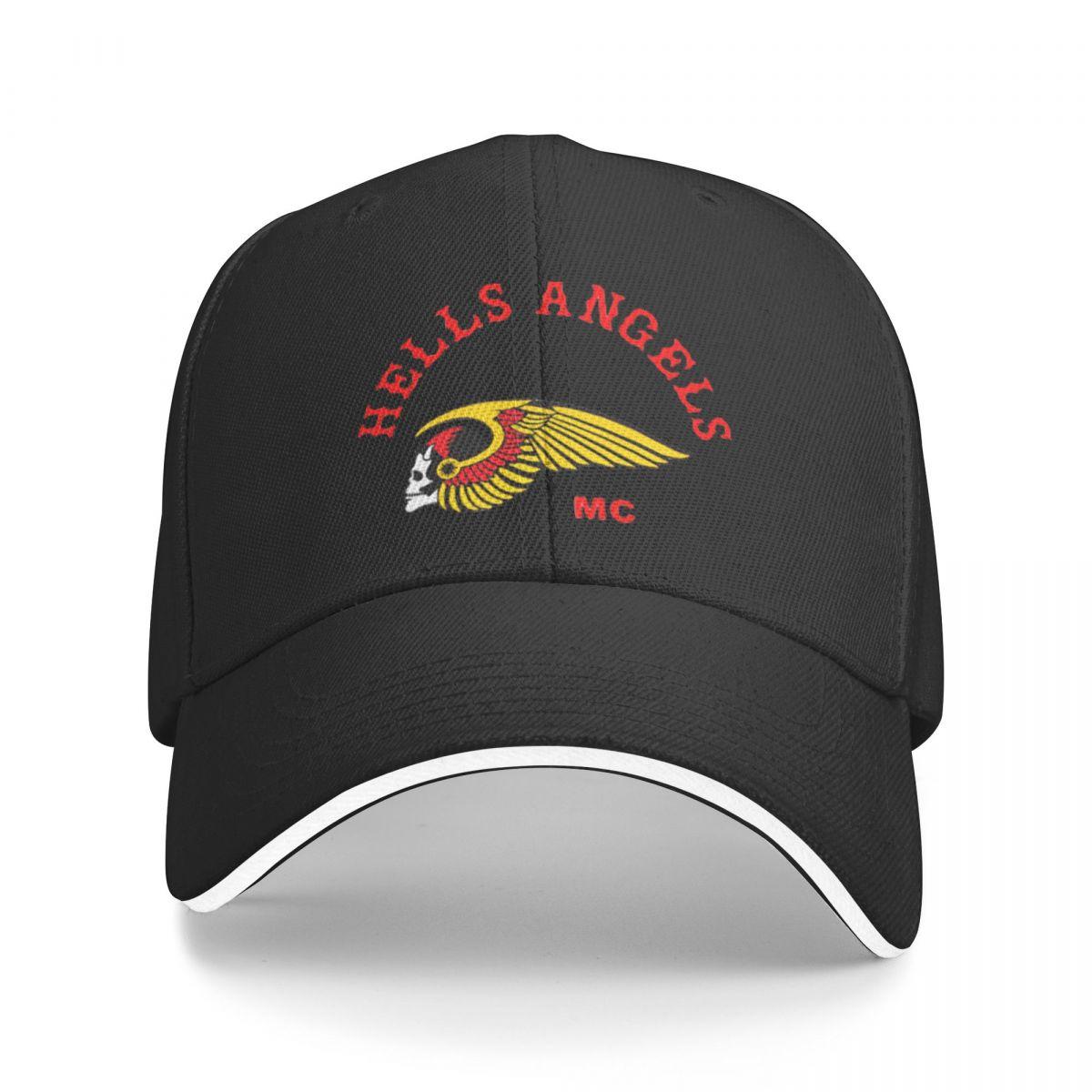 Moto Cap Hell Angel Motorcycle Club Baseball Caps Outfits Retro Snapback Hoed Unisex Stijl Dagelijks Golf One Size