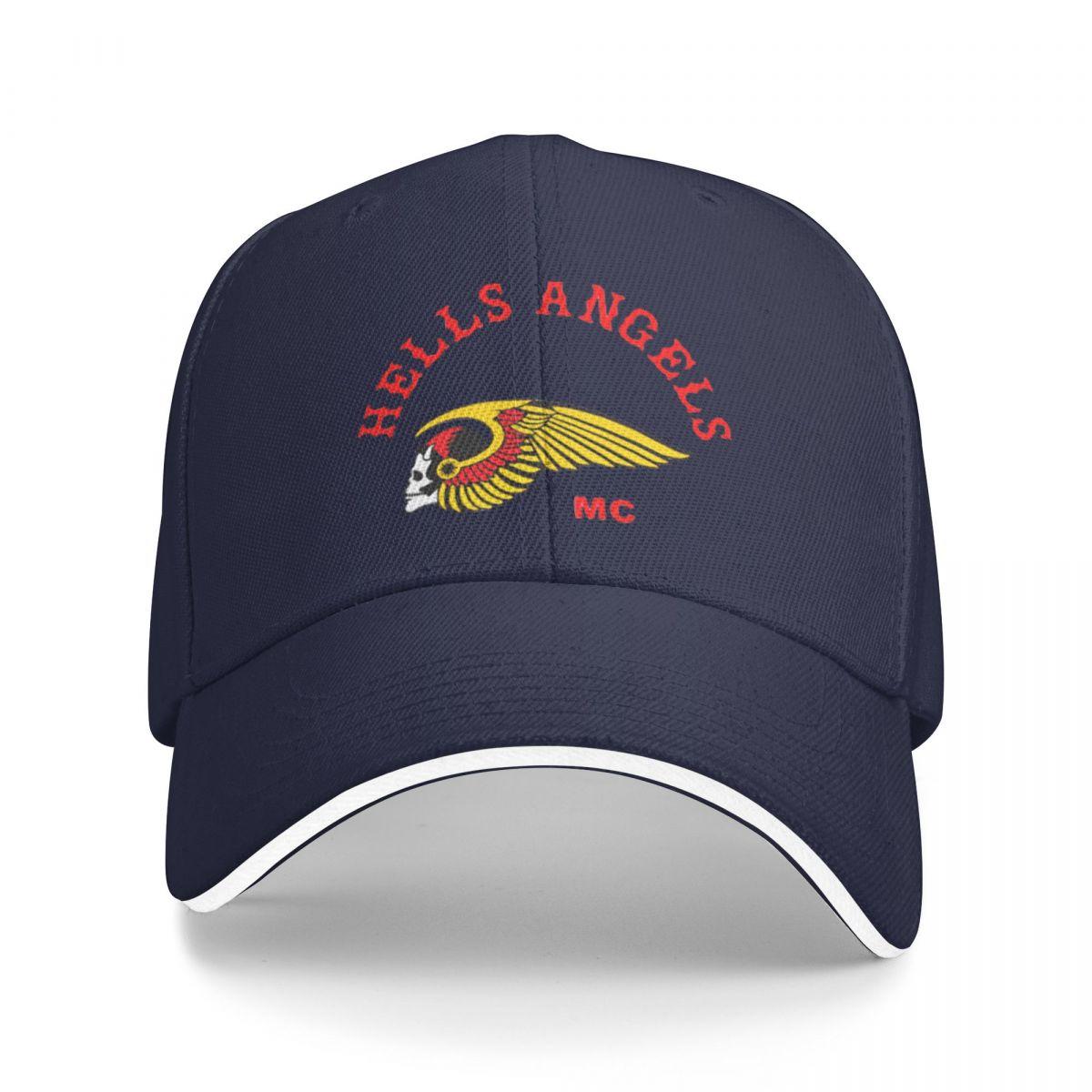 Moto Cap Hell Angel Motorcycle Club Baseball Caps Outfits Retro Snapback Hoed Unisex Stijl Dagelijks Golf One Size