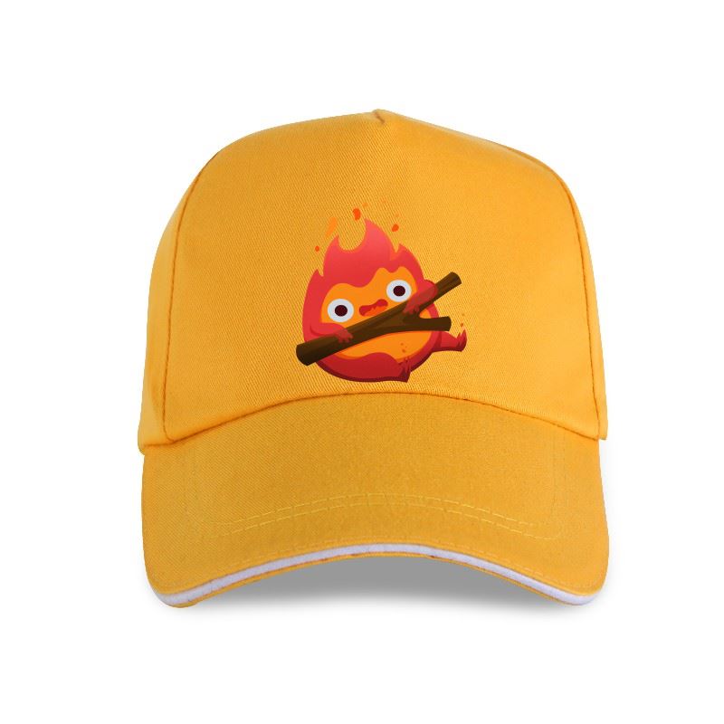 91440118MAC4M03W3Q Nieuw 2021 The Fire Demon Baseballpet Calcifer Howl Moving Castle Studio Ghibli Unisex Casual Harajuku Tops Cami
