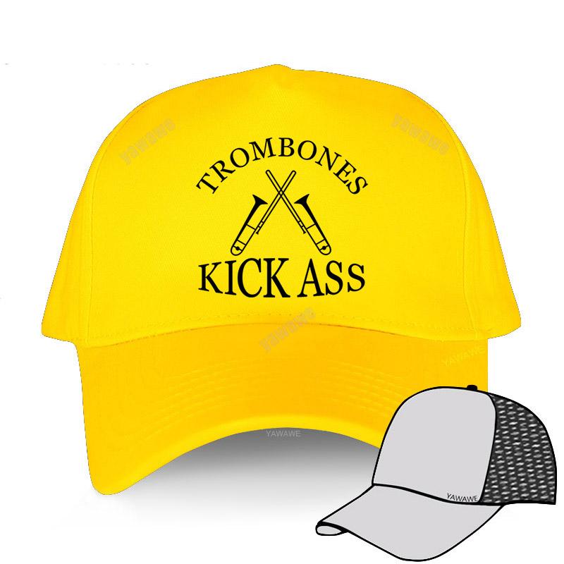 91440118MAC4M03W3Q Unisex Outdoor zomerpetten Verstelbare hoed Unisex golftrombones Kick Ass Unisex luxe katoenen baseballpet klassieke hiphophoeden Adjustable