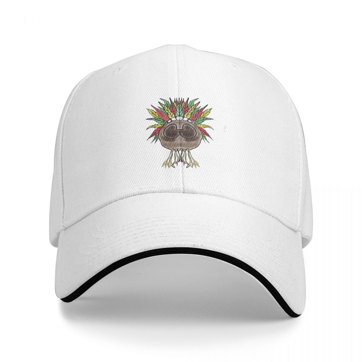 91530602MAC1RBBK0G Nieuwe Hawaiian Warrior Ikaika Makaki'i Helm Baseball Cap Luxe Hoed Militaire Cap Unisex Dameshoed Unisex's