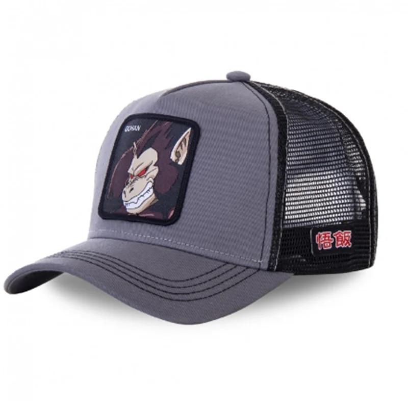 Kuake Duan Nieuw merk Anime 62 Alle stijlen Snapback Cap Katoen Baseball Cap Mannen Vrouwen Hip Hop Vader Hoed Trucker Mesh Hoed GOHAN