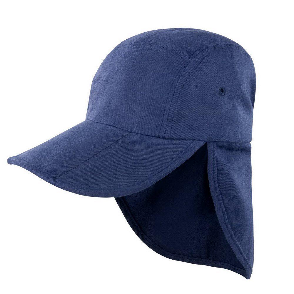 Result Unisex Hoofddeksels Opvouwbare Legionairshoed / Pet (Pak van 2) One Size marineblauwe kleur
