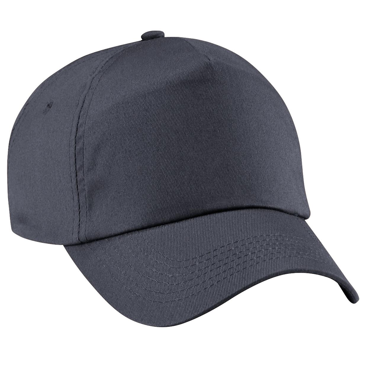 Beechfield Unisex effen originele baseballpet met 5 panelen One Size