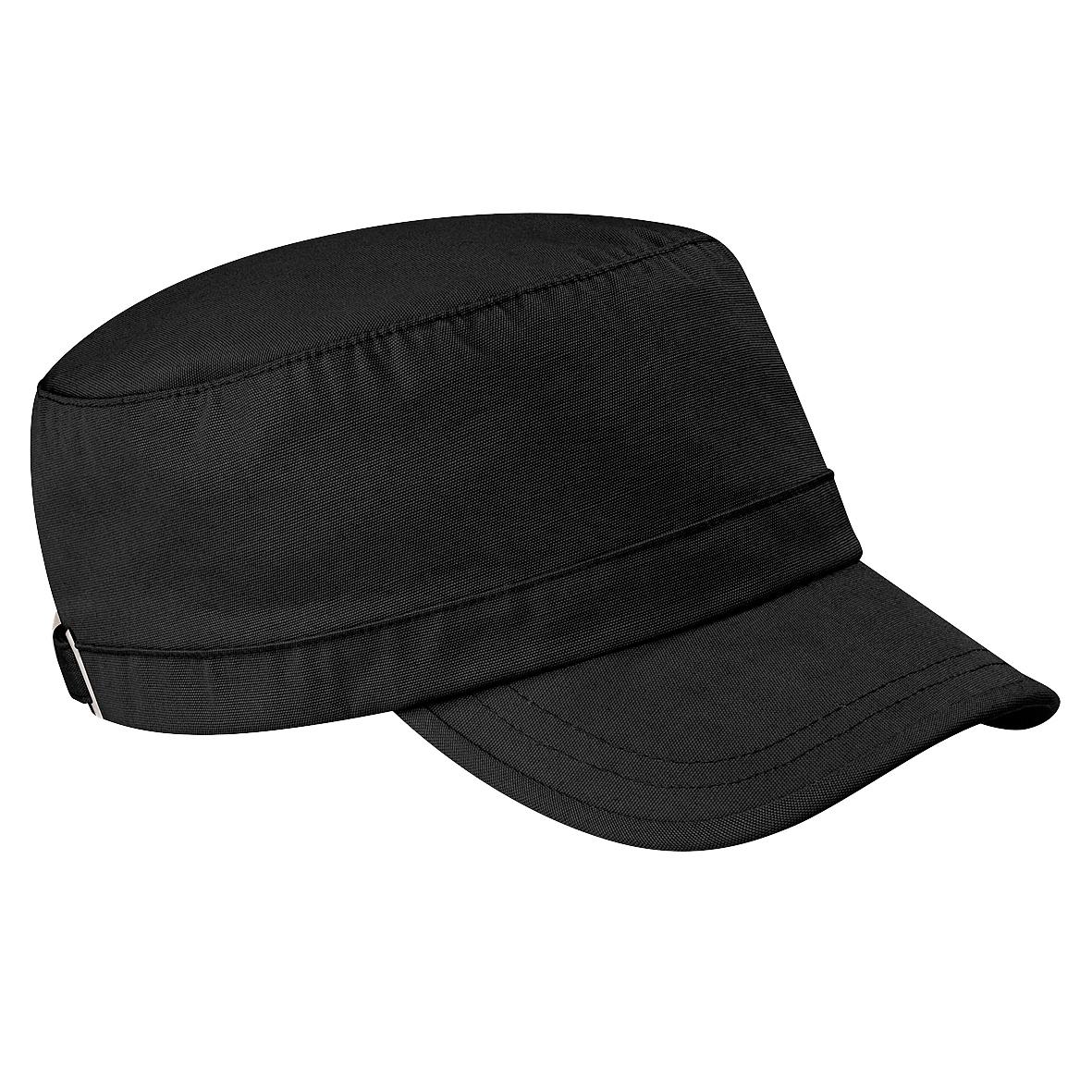 Beechfield legerpet/hoofddeksels One Size zwart