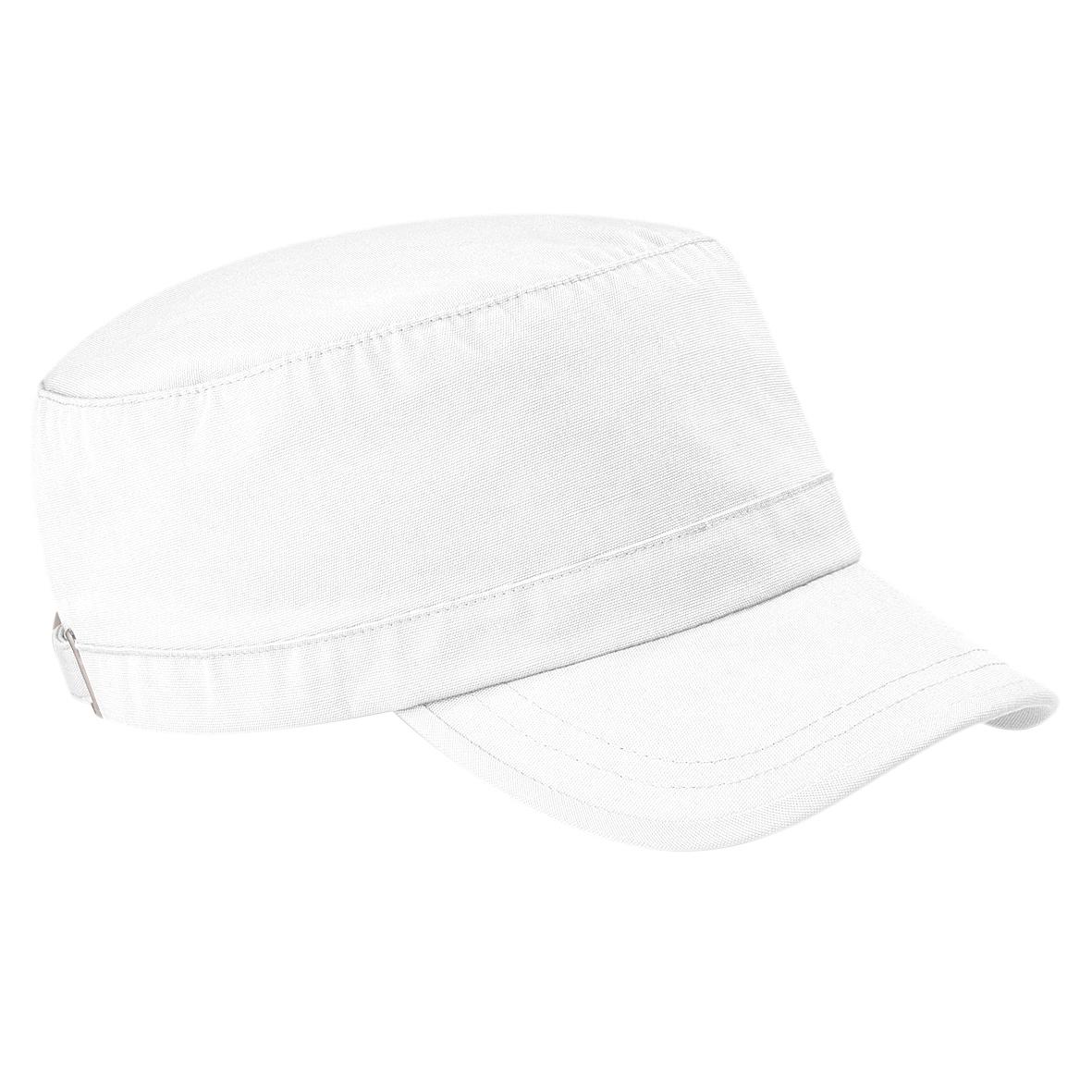 Beechfield legerpet/hoofddeksels One Size wit