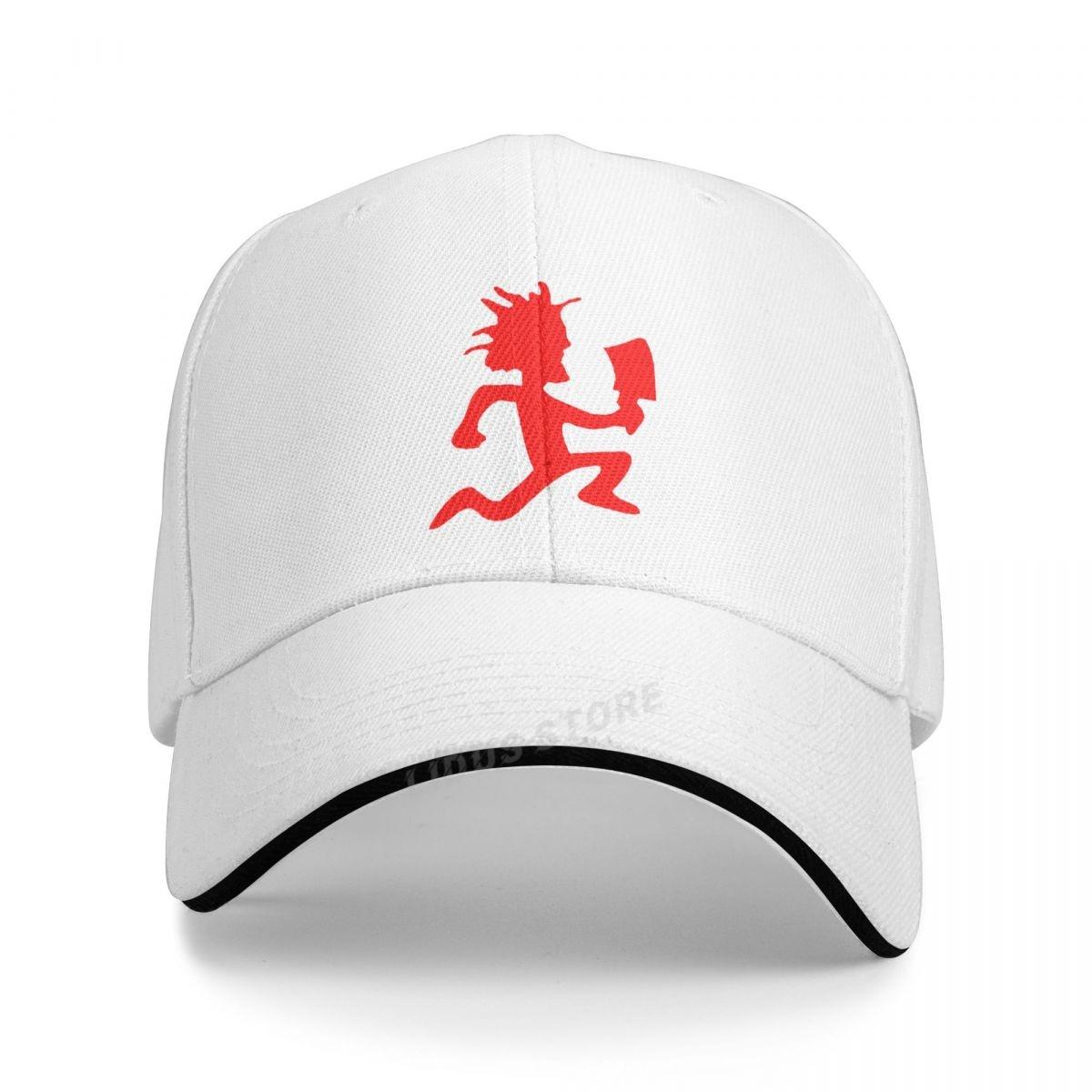 91420583MAC2CD3P5D Mannen Hip Hop Muziek Bijl Man Rode Hoed Mode Zingen Metal Band Insane Clown Posse Baseball Cap One Size