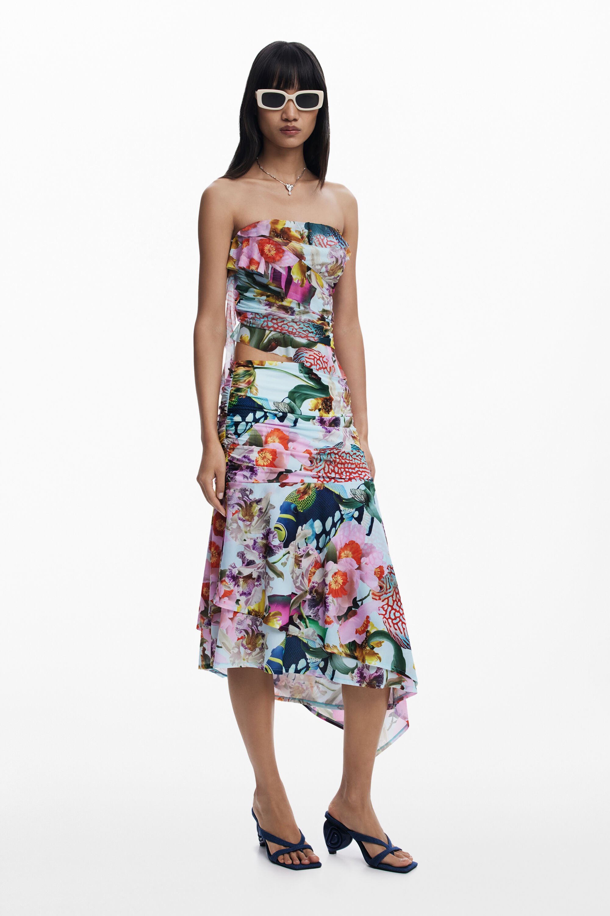 Desigual Rok ontworpen door Mr. Christian Lacroix - MATERIAL FINISHES