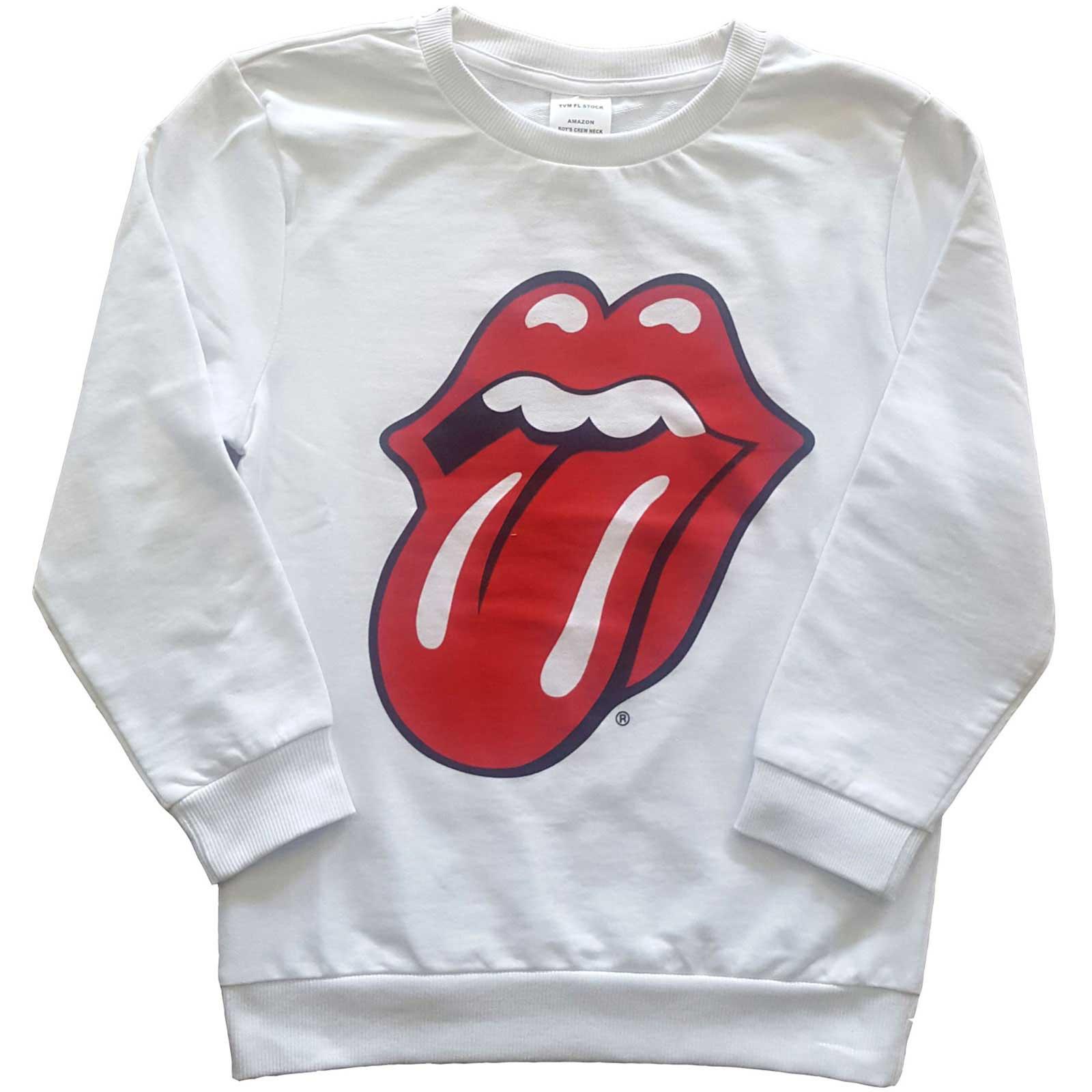 The Rolling Stones Het Rolling Stones klassieke tongsweatshirt voor kinderen/kinderen 9-10 Years