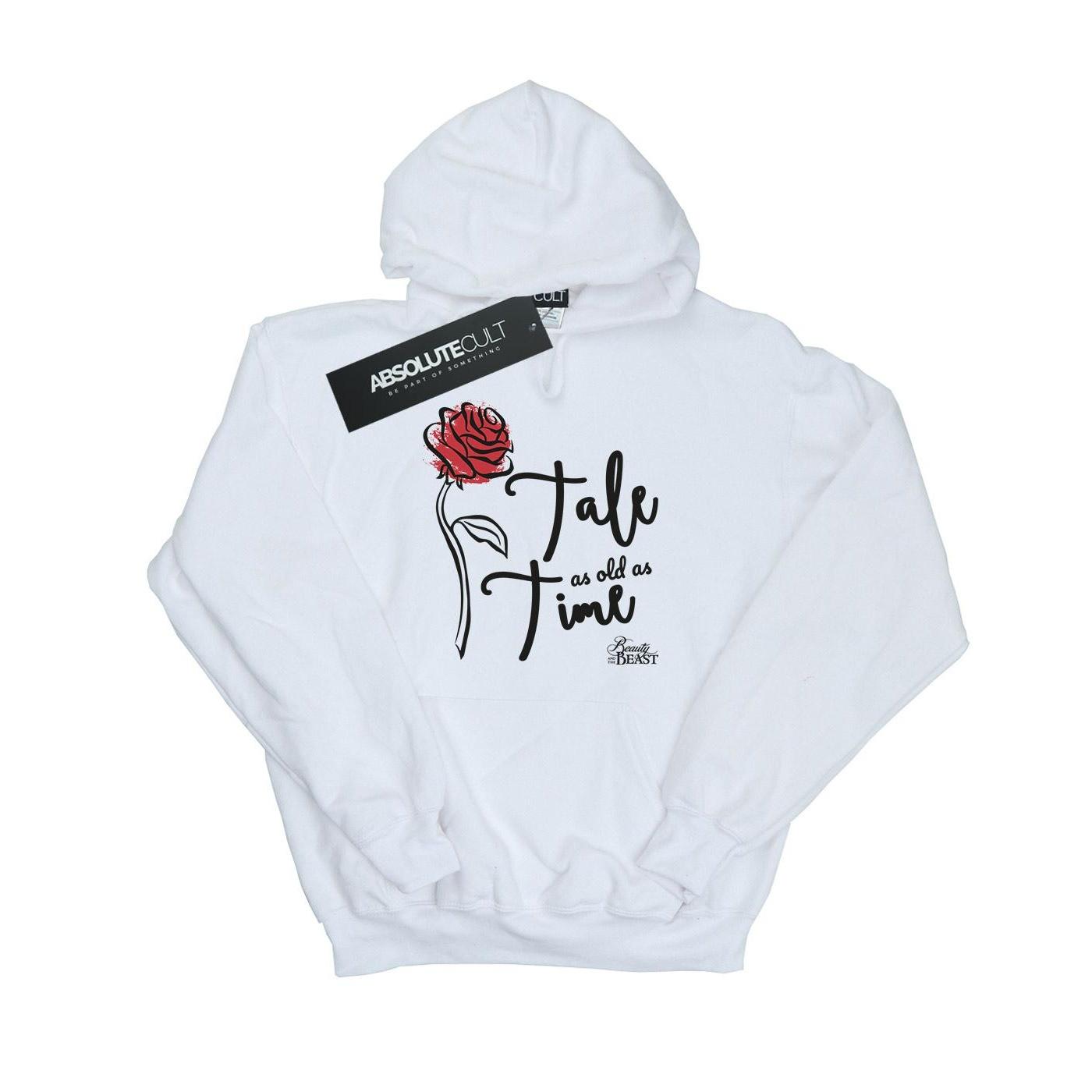 Disney Girls Tale zo oud als de tijd roze hoodie 5-6 Years wit