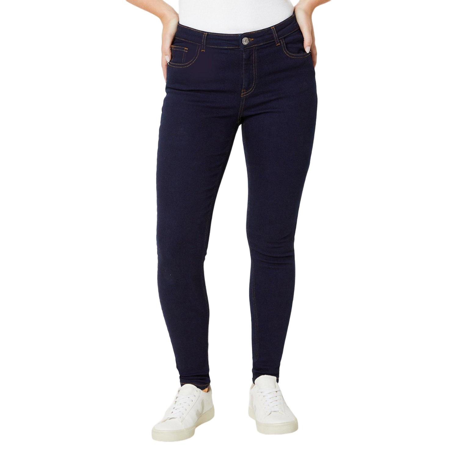 Pertemba FR - Apparel Dorothy Perkins Dames/Dames Comfort Stretch Skinny Jeans 18 UK R indigo