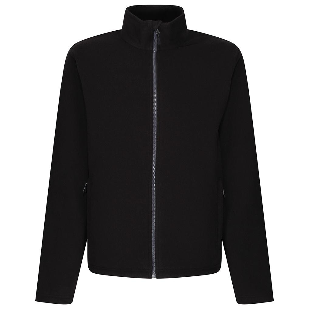 Regatta heren microfleece gerecycled jack XS zwart