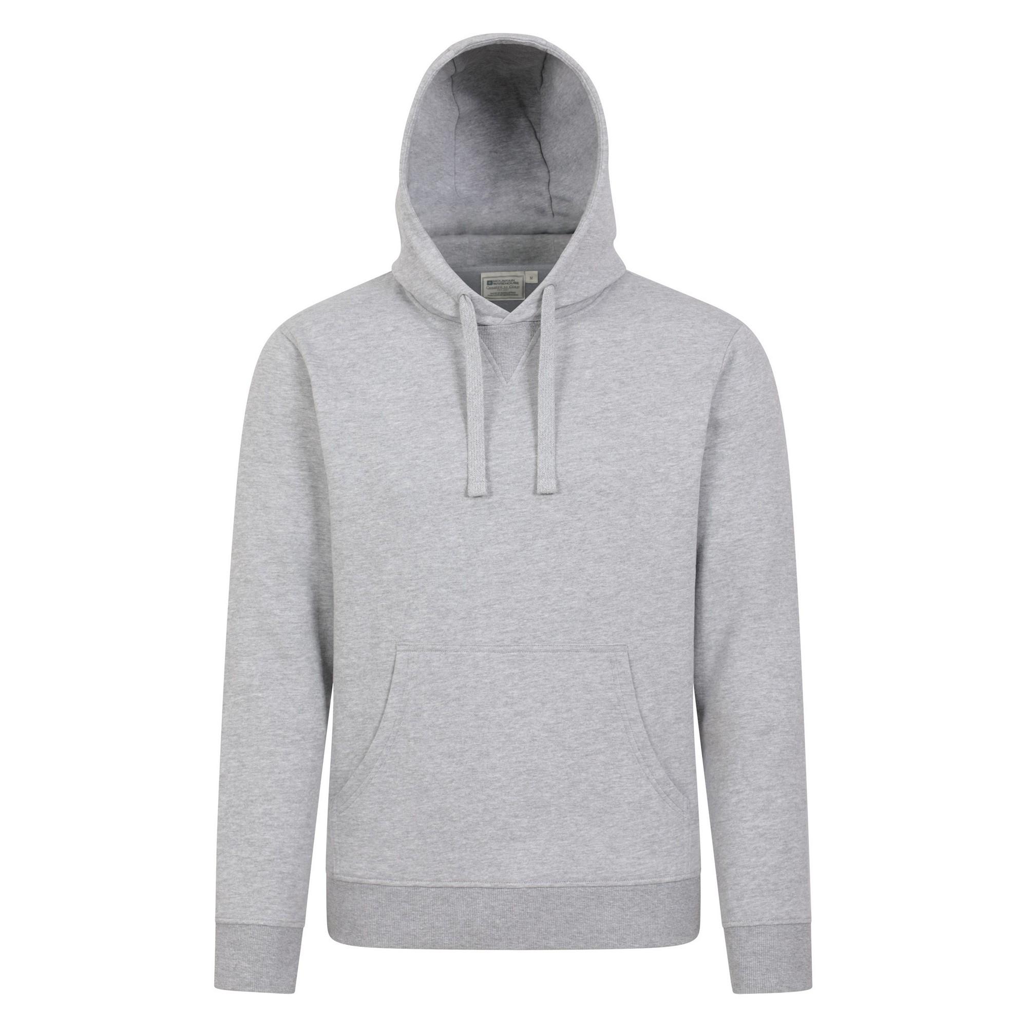 Pertemba FR - Apparel Mountain Warehouse Dorset effen hoodie voor heren XXS lichtgrijze kleur