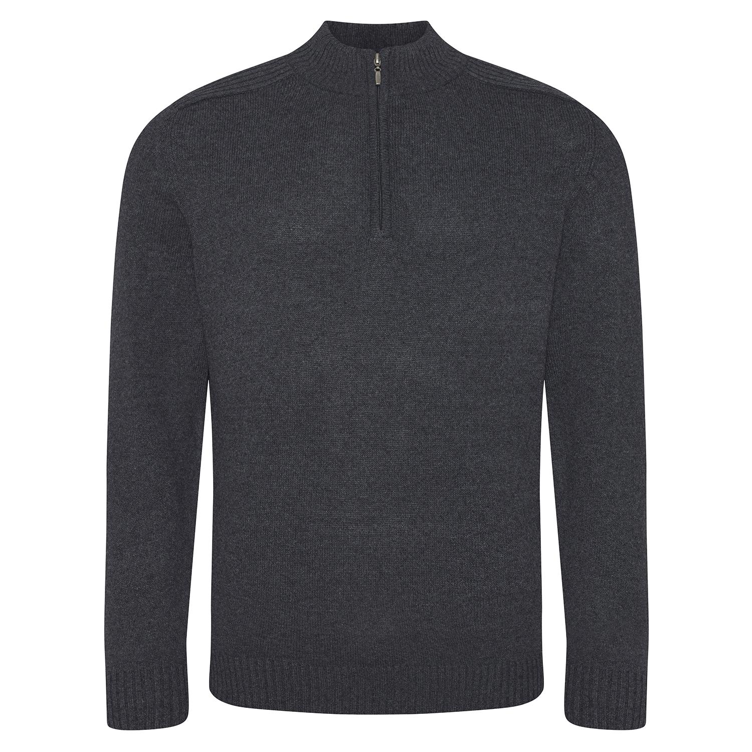 Ecologie Unisex volwassen Wakhan gebreid sweatshirt met kwartrits XS