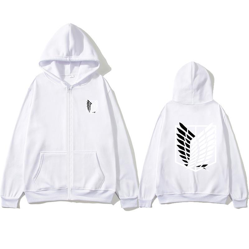 Boutique sports suit series 2 Japanse Anime Attacks Titan Heren Zip Hoodies Hiphop Sweatshirts Herfst Casual Truien Zip Hoodies Mode Zip Sweatshirts 3XL