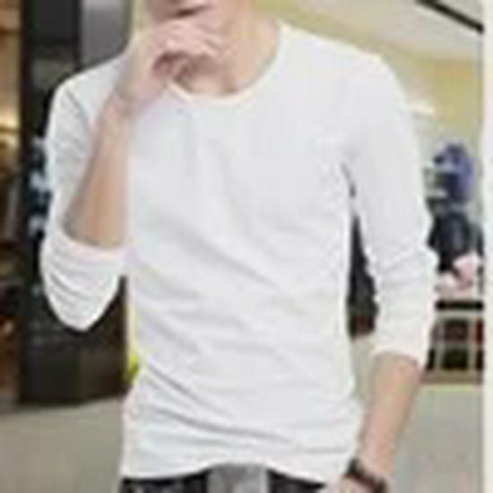 VantaGoods Heren groot lamswollen vest met capuchon: Warme, dikke, losse trui voor vrijetijdssporten in de herfst en winter. Thin White Long Sleeve T-Shirt