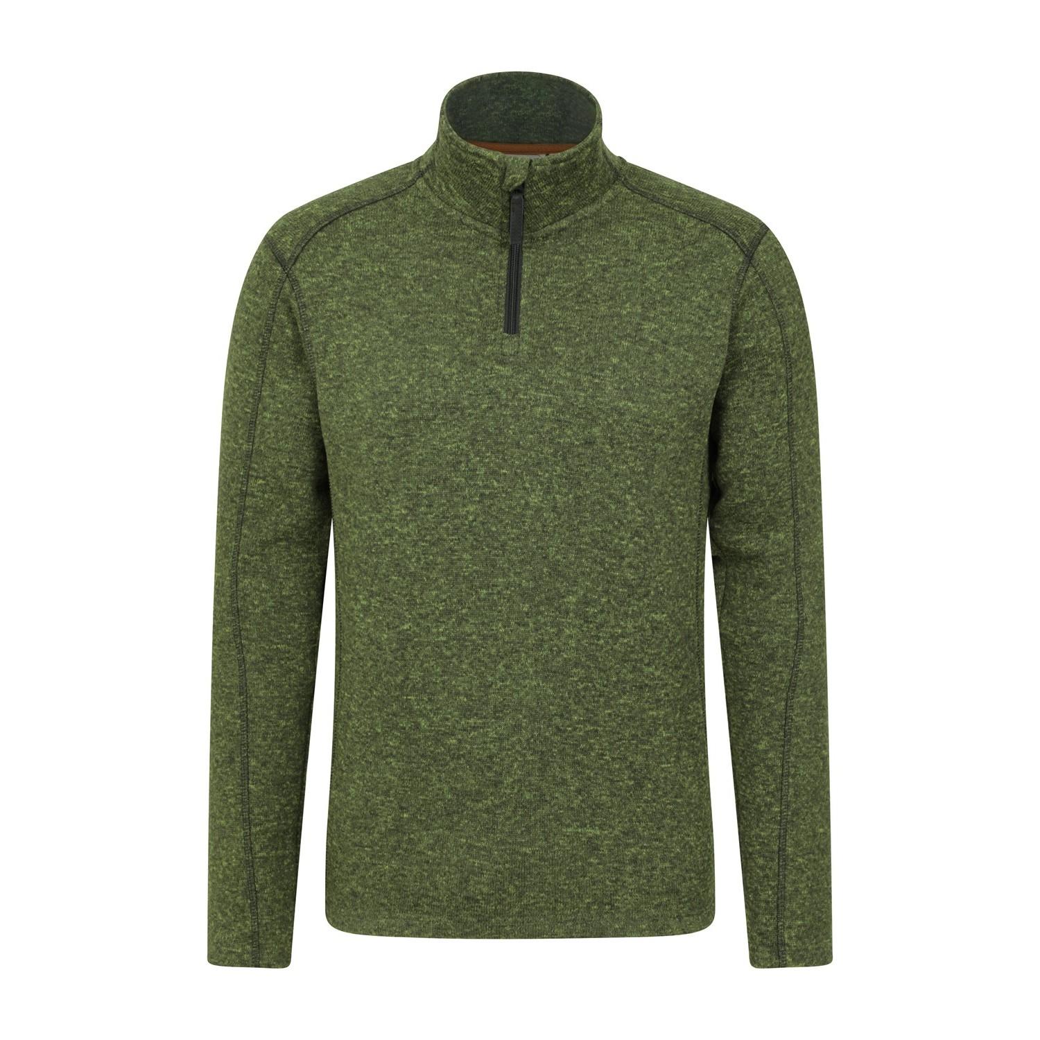 Pertemba FR - Apparel Mountain Warehouse Heren Idris II fleecetop met halve rits S