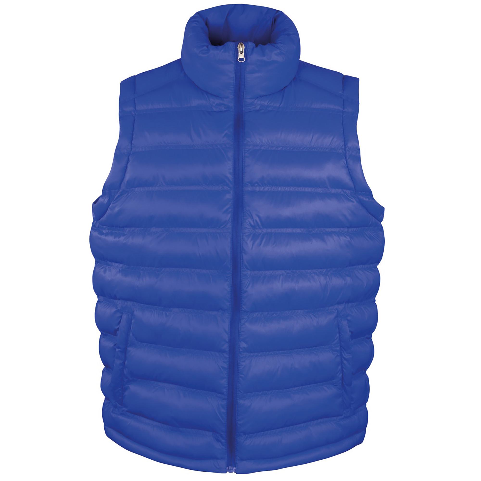 Result Heren Ice Bird gewatteerde bodywarmer / giletjas S koningsblauwe kleur
