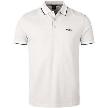Boss Polo Shirt Korte Mouw  Paddy Piqué Polo Shirt Light Pastel Grey
