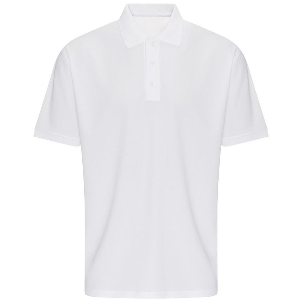 Pro RTX Mens Pro Piqué Moisture Wicking Polo Shirt L wit