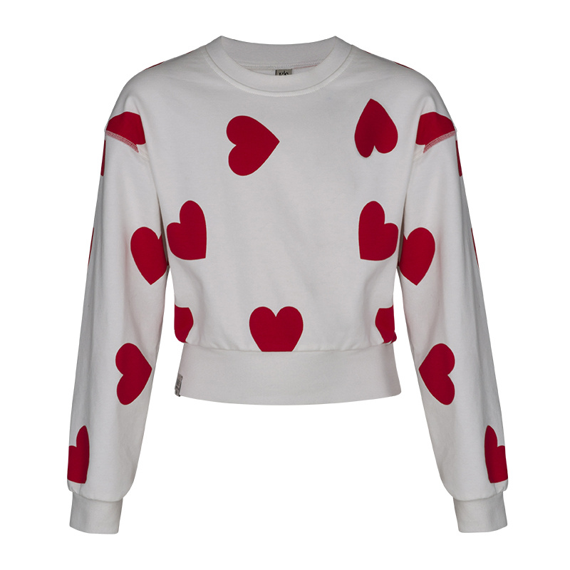 KIEstone winter sweater meisjes - rood - Marieke