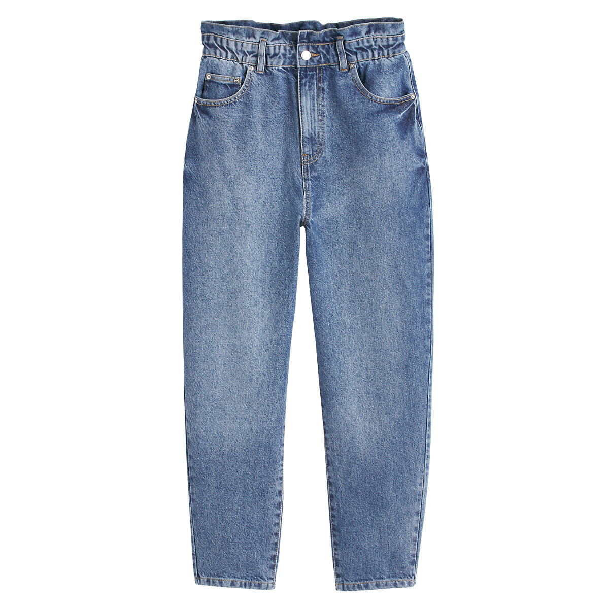 LA REDOUTE COLLECTIONS Jeans ballon paperbag, hoge taille