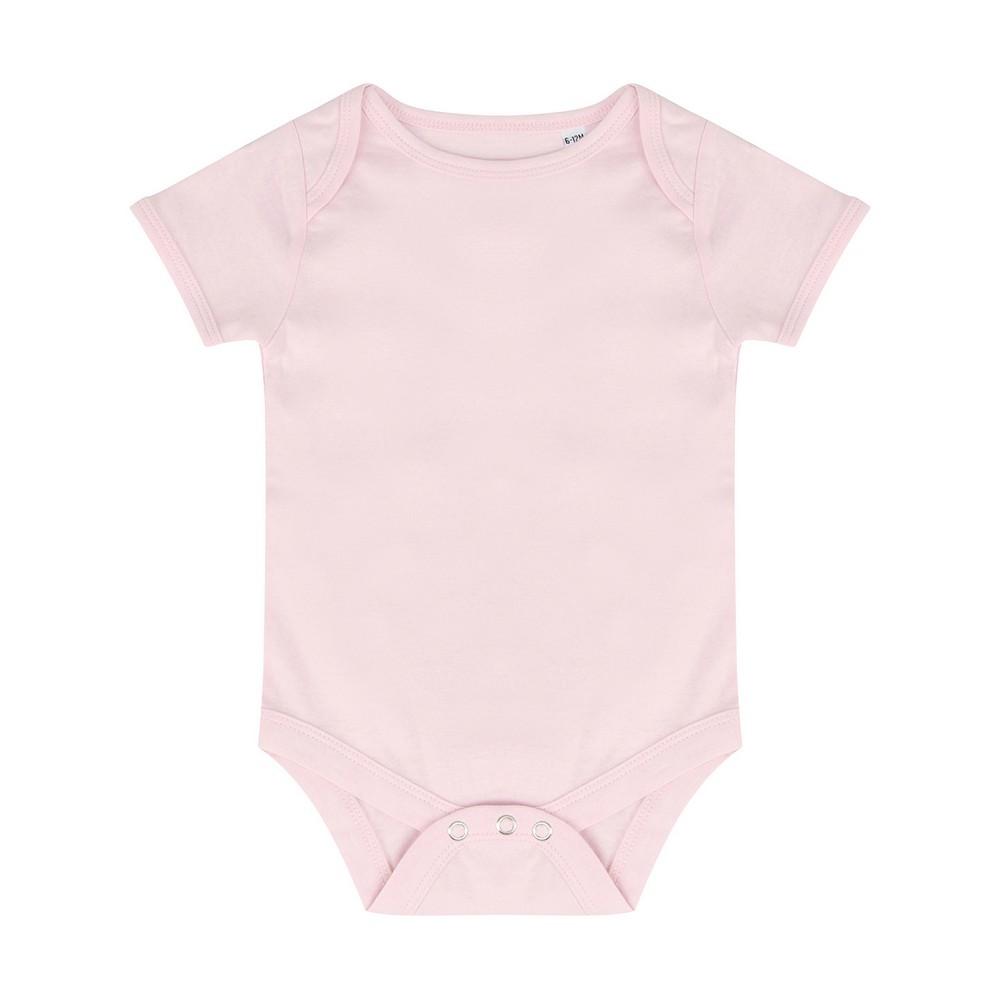 Larkwood baby essentiële romper met korte mouwen 12-18