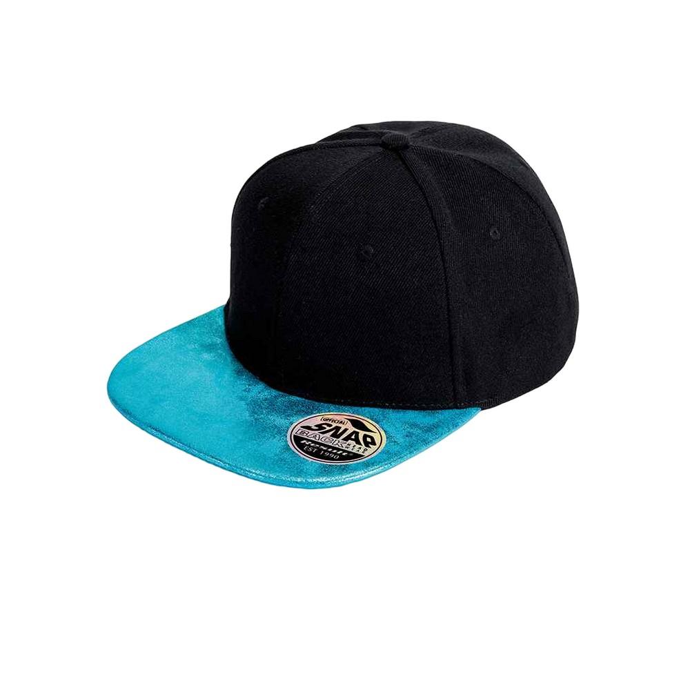 Result Headwear Resultaat Hoofddeksels Unisex Bronx Glitter Flat Peak Snapback Cap voor volwassenen One Size
