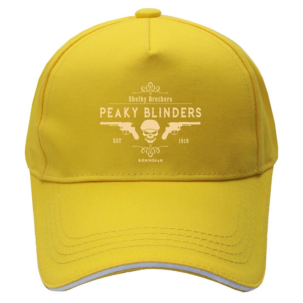 Moto Cap 2023 Peaky Blinders Unisex Cap Baseball Shelby Brothers Nieuwigheid Hoeden Unisexs Witte Hoed Vrouwen Unisex Awesome Hip Hop Cap Hoeden 55CM-60CM