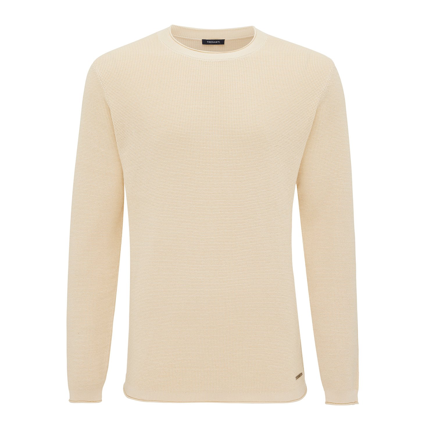 Tresanti EXAN Roll Cuffsong Sleeve Pullover Beige 