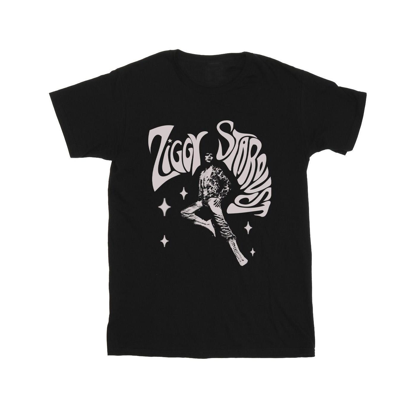 David Bowie meisjes Ziggy Pose katoenen T-shirt 7-8 Years